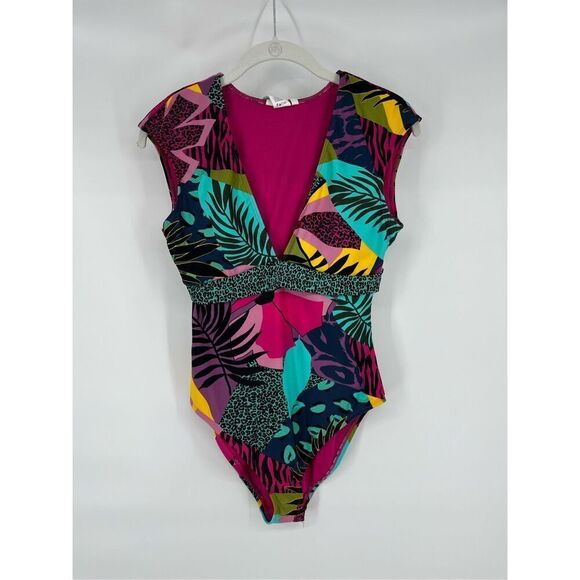 Bleu Rod Beattie Cap Sleeve Mio Jungle Book Swimsuit Bathing Suit Size 6 EUC - Picture 2 of 9